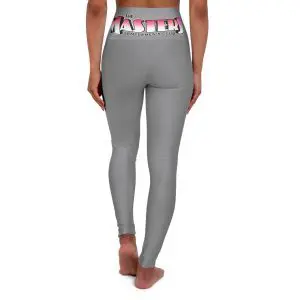 Women's High Waisted Yoga Leggings (Grey)