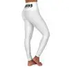 Women's High Waisted Yoga Leggings (White) - Image 4