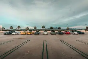 luxury cars parked on parking area, valet services, master club, strip club