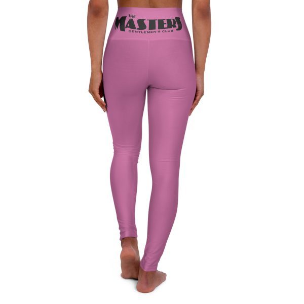 Women's High Waisted Yoga Leggings (Pink)